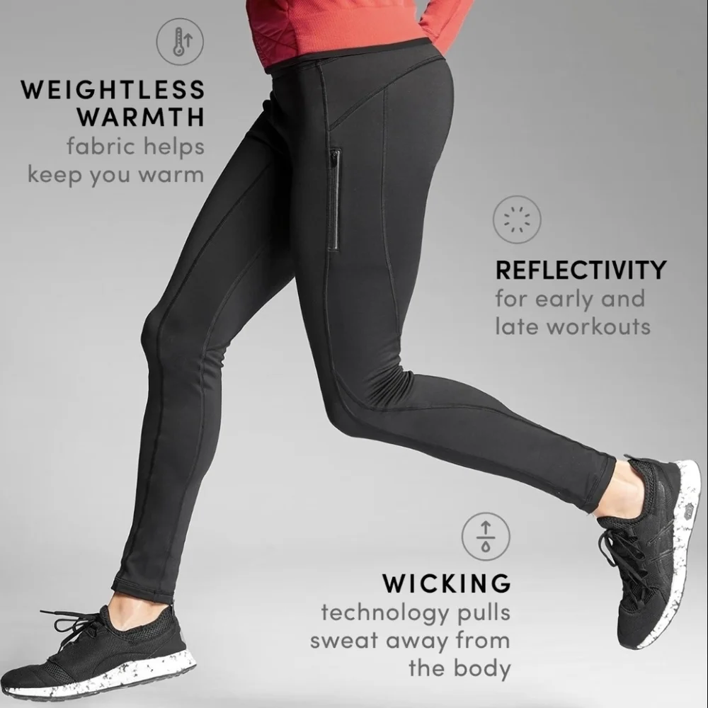 Athleta PrimaLoft Ridge Tights Black Women's Small